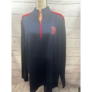Red‎ Sox XL 1/4 zip pullover light weight sweatshirt (Alison)